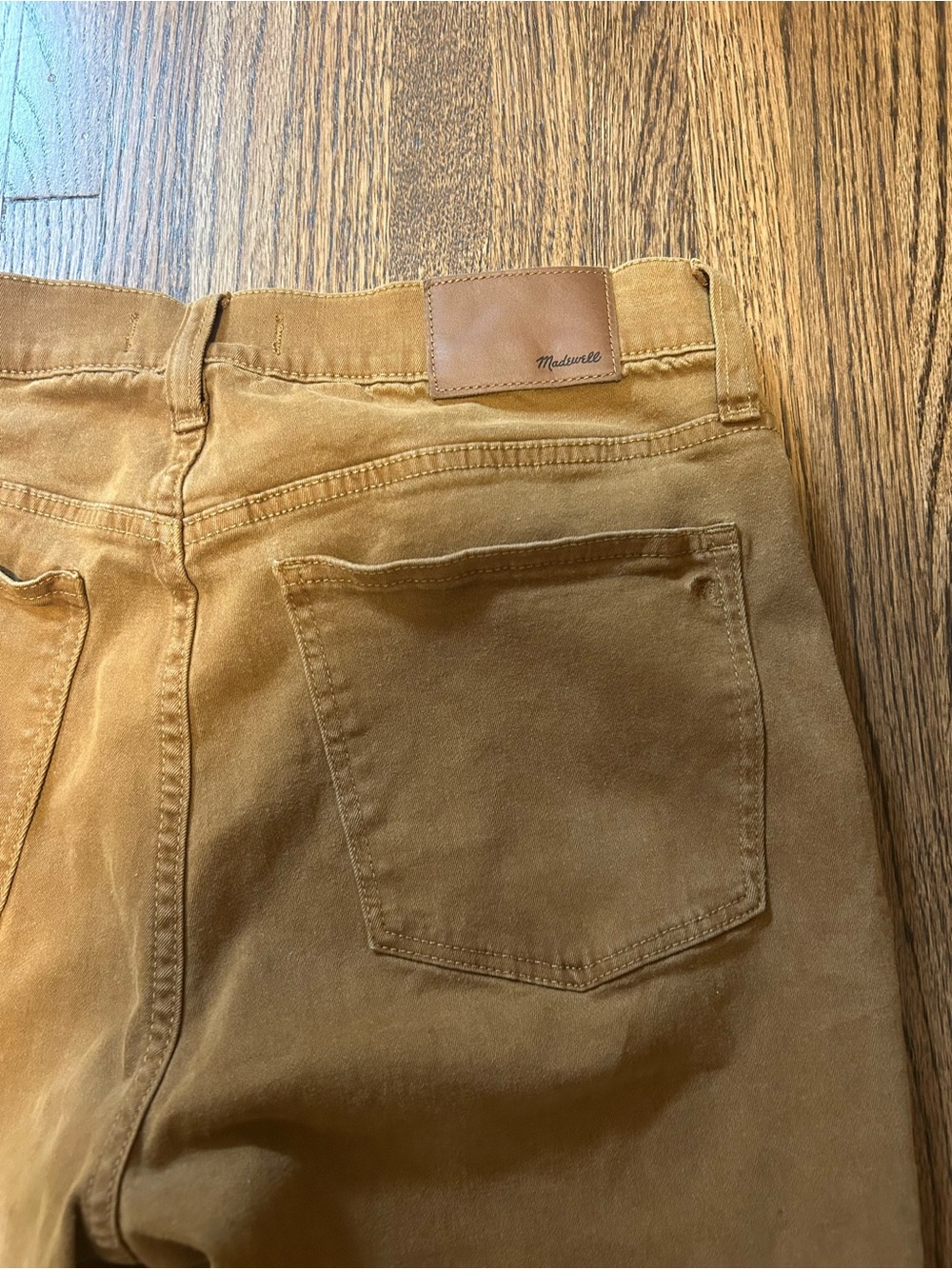 Madewell 9” High Rise Skinny Skinny Jeans Camel Brown Size 29 - Picture 6 of 8